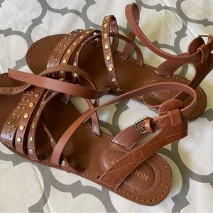 Nine west gladiator sandals 7.5